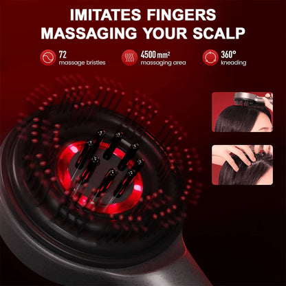 Electric Handheld Scalp Massager Brush